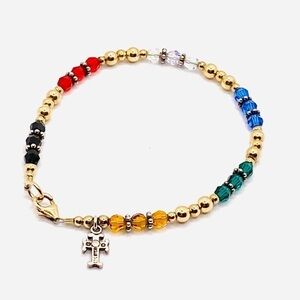 Vintage Sterling 14/20K GF Bracelet 7”Jewelry 4.44 g